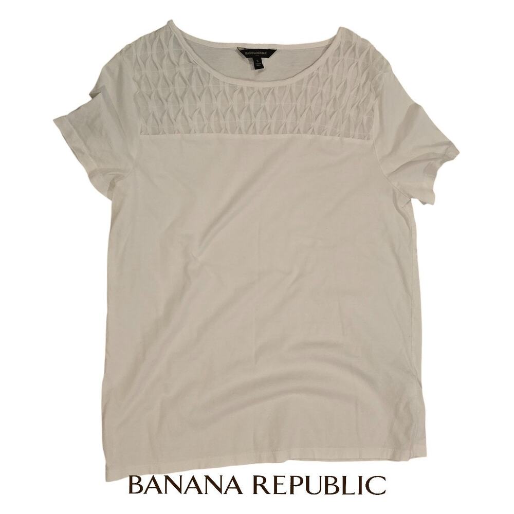 Banana Republic White Blouse